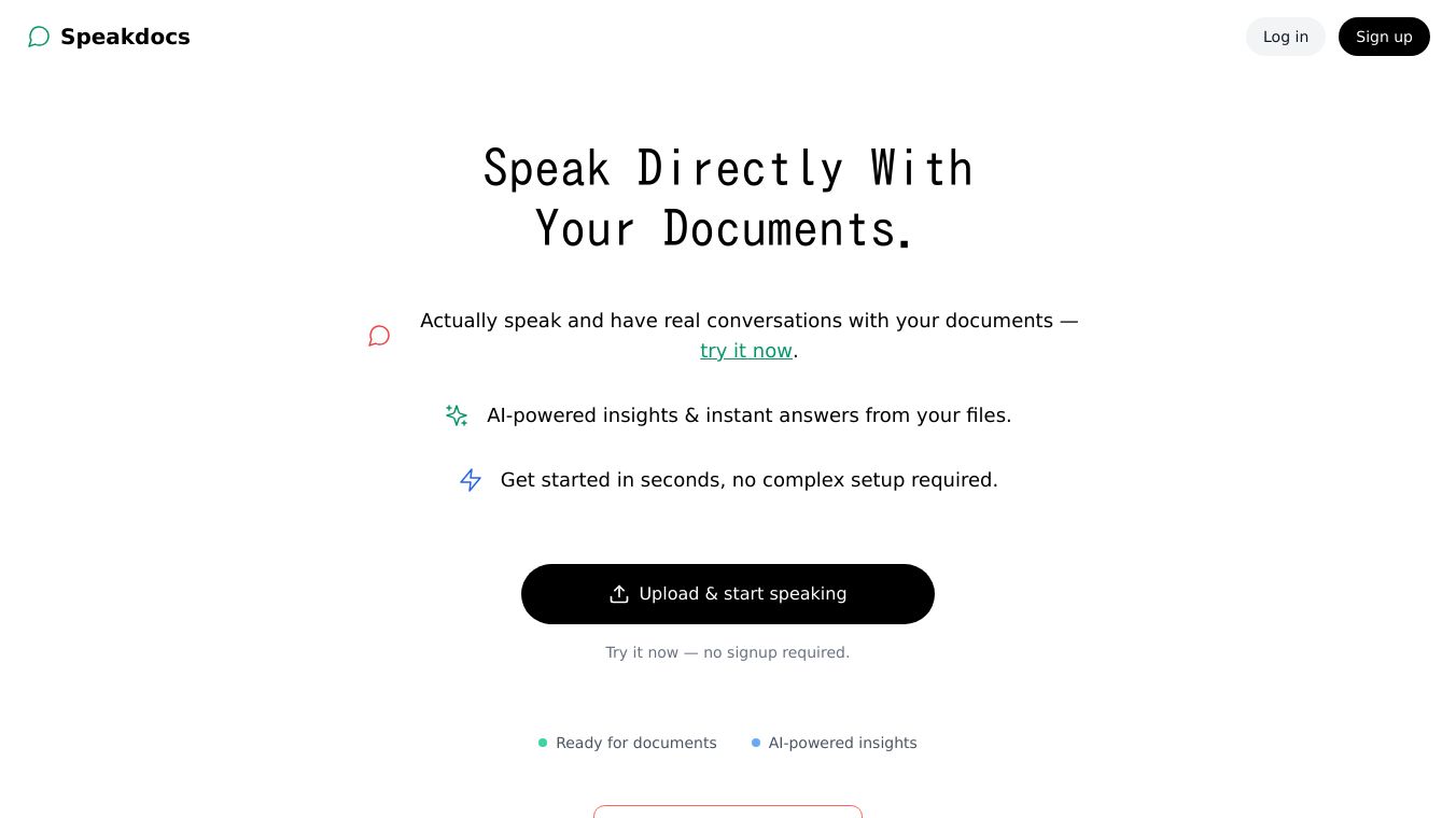 SpeakDocs