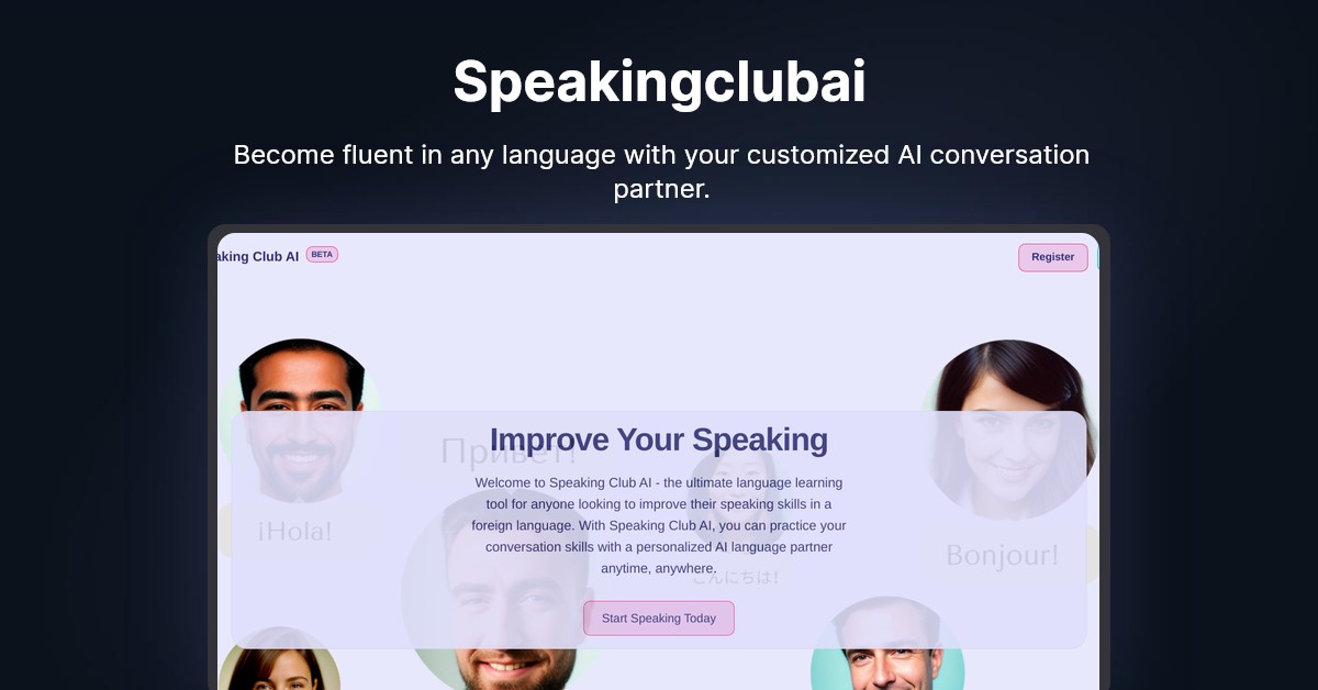 Speaking Club AI