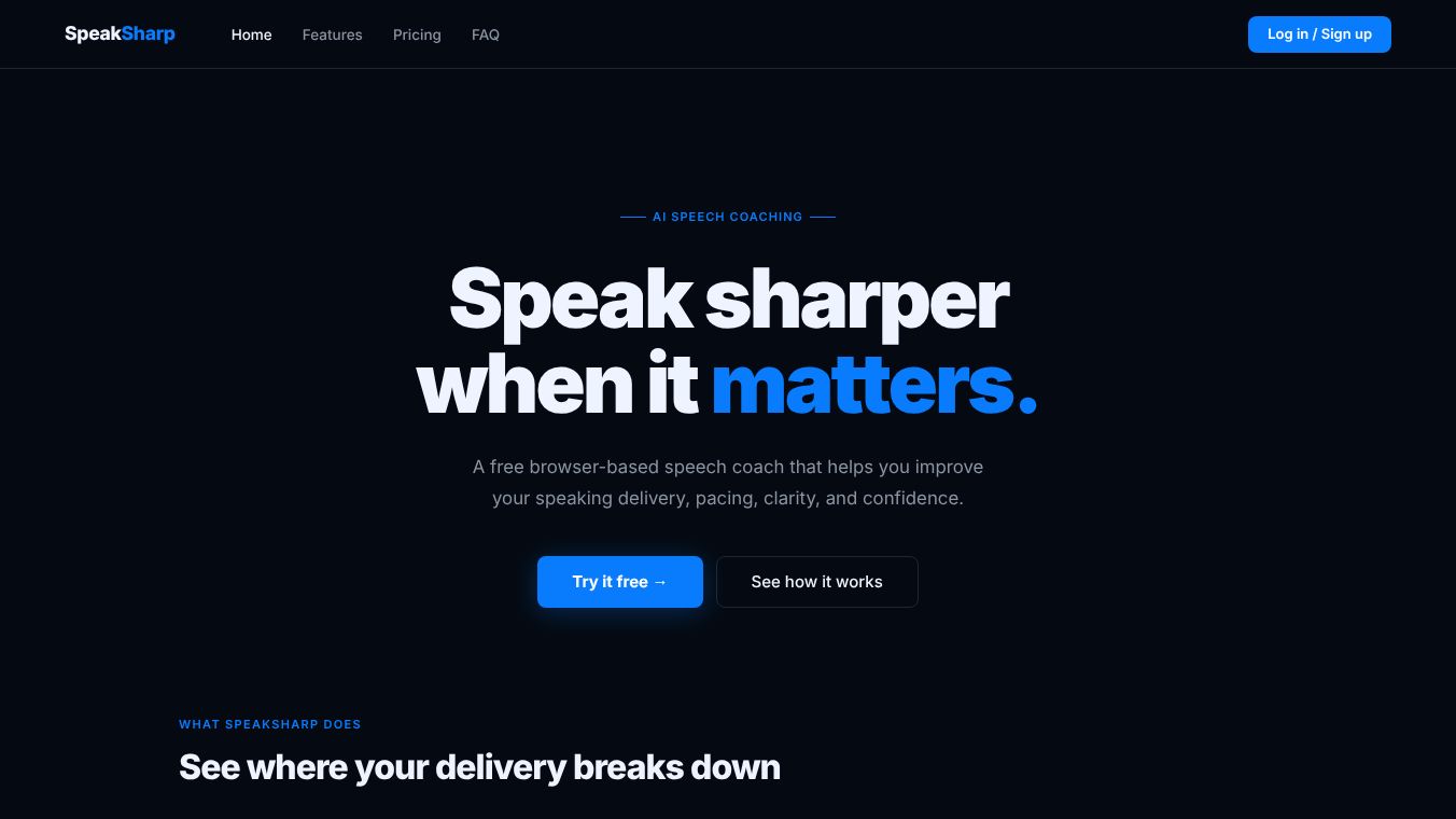 SpeakSharp