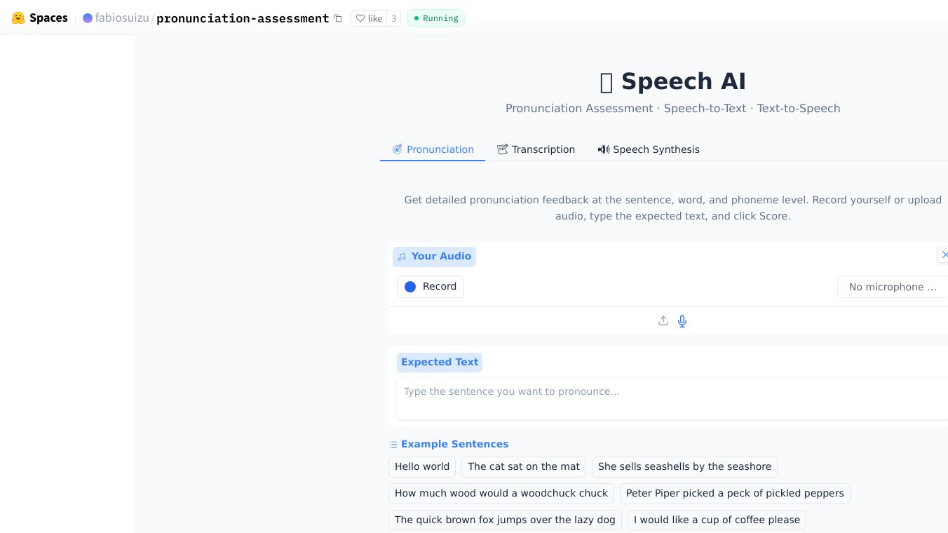 Speech AI Platform