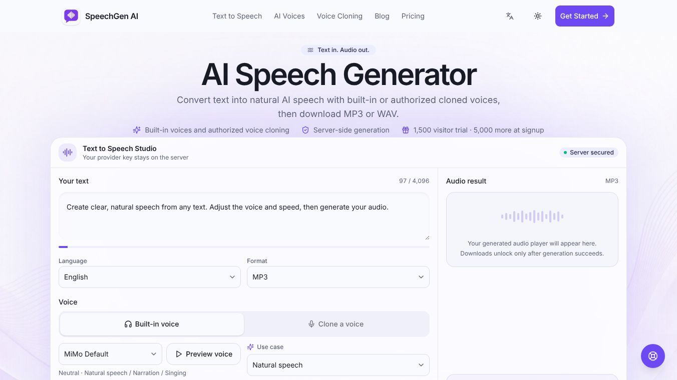SpeechGen AI