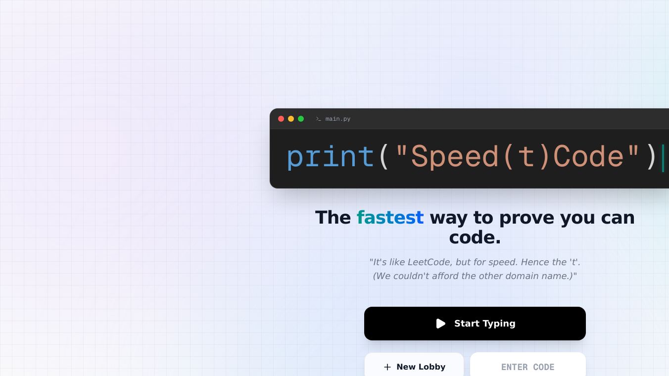 Speed(t)Code