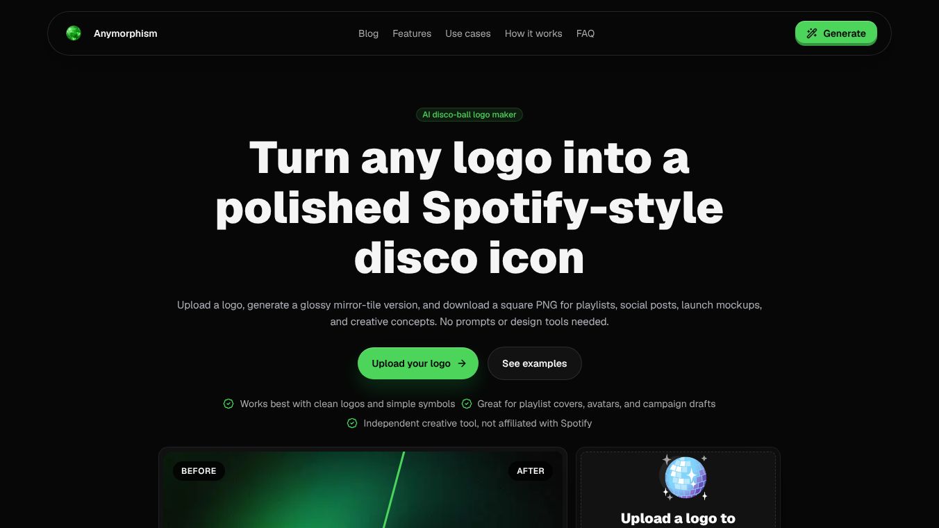 Spotify Logo Generator