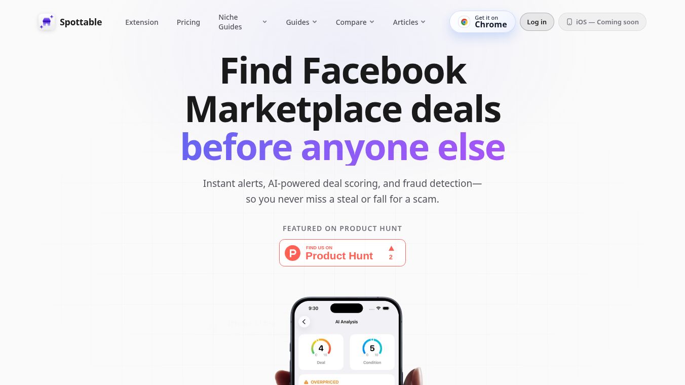 Spottable - Facebook Marketplace AI