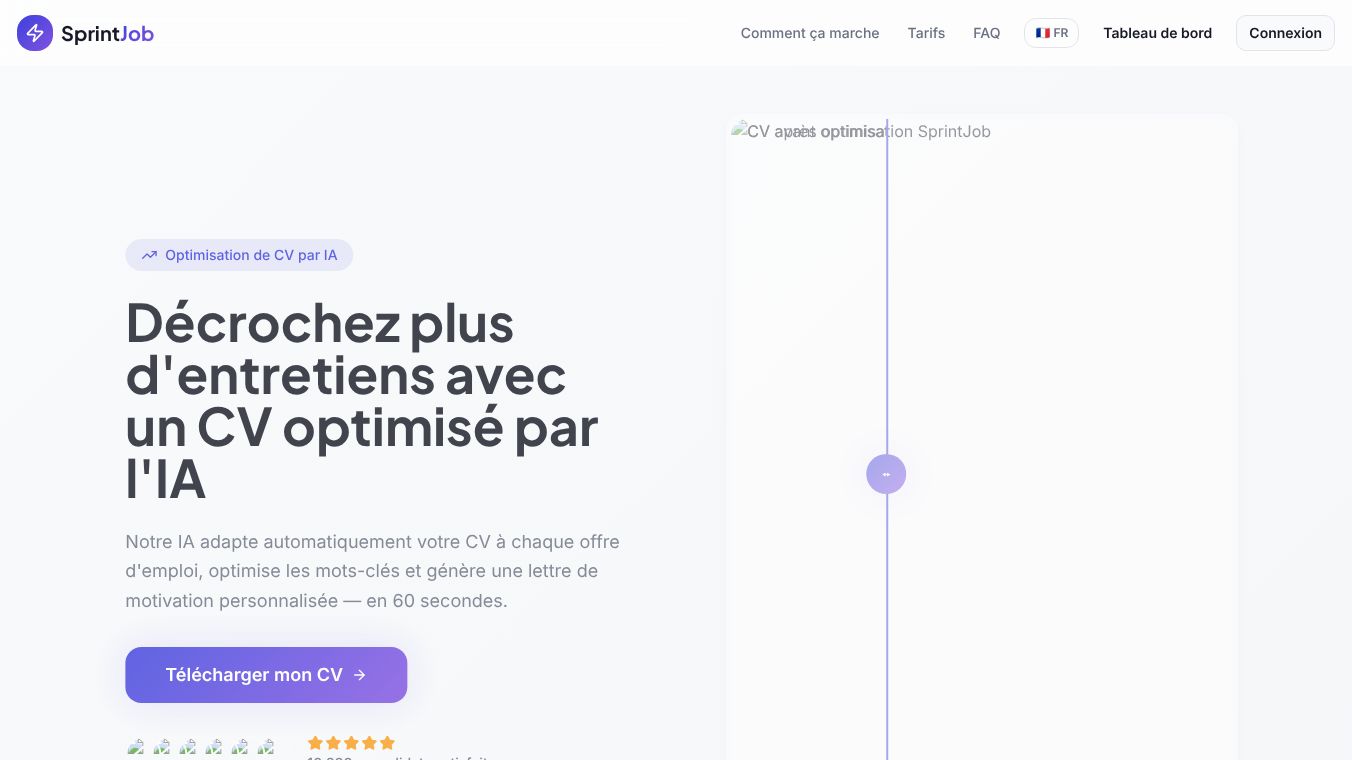 SprintJob — AI Resume & ATS Optimizer