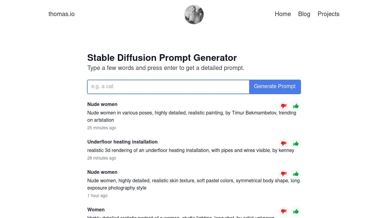 Stable Diffusion Prompt Generator