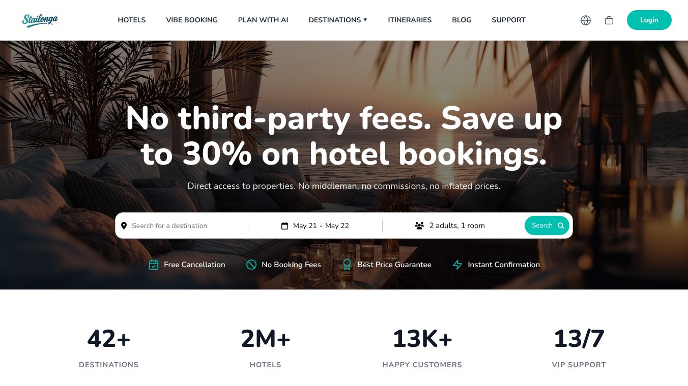 Stailonga - AI Travel Planner