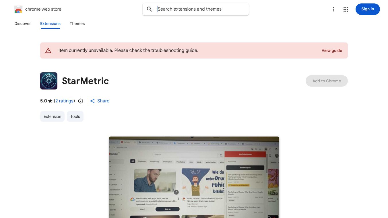 StarMetric