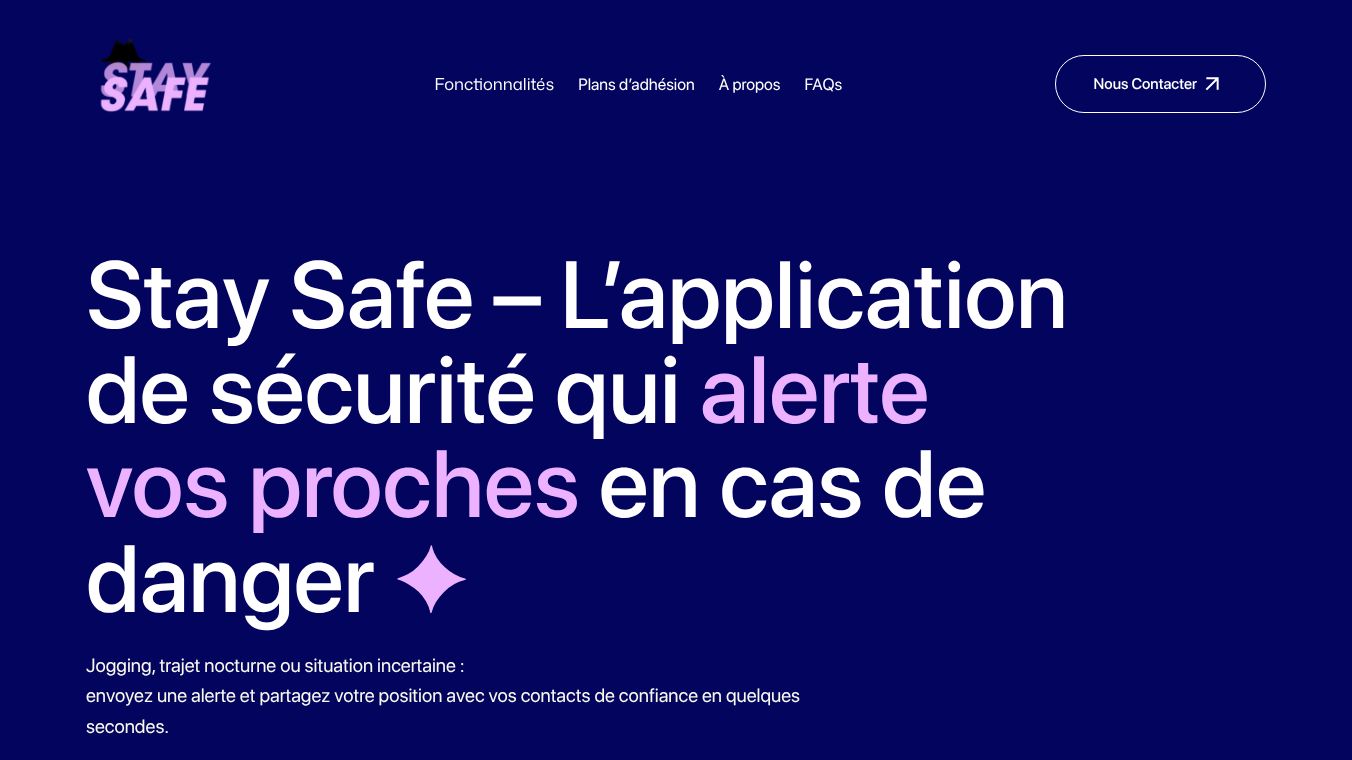 Stay Safe Live: Alerte SOS
