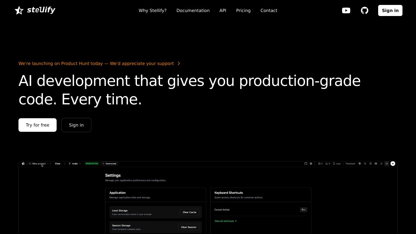 Stellify – AI-native Laravel development
