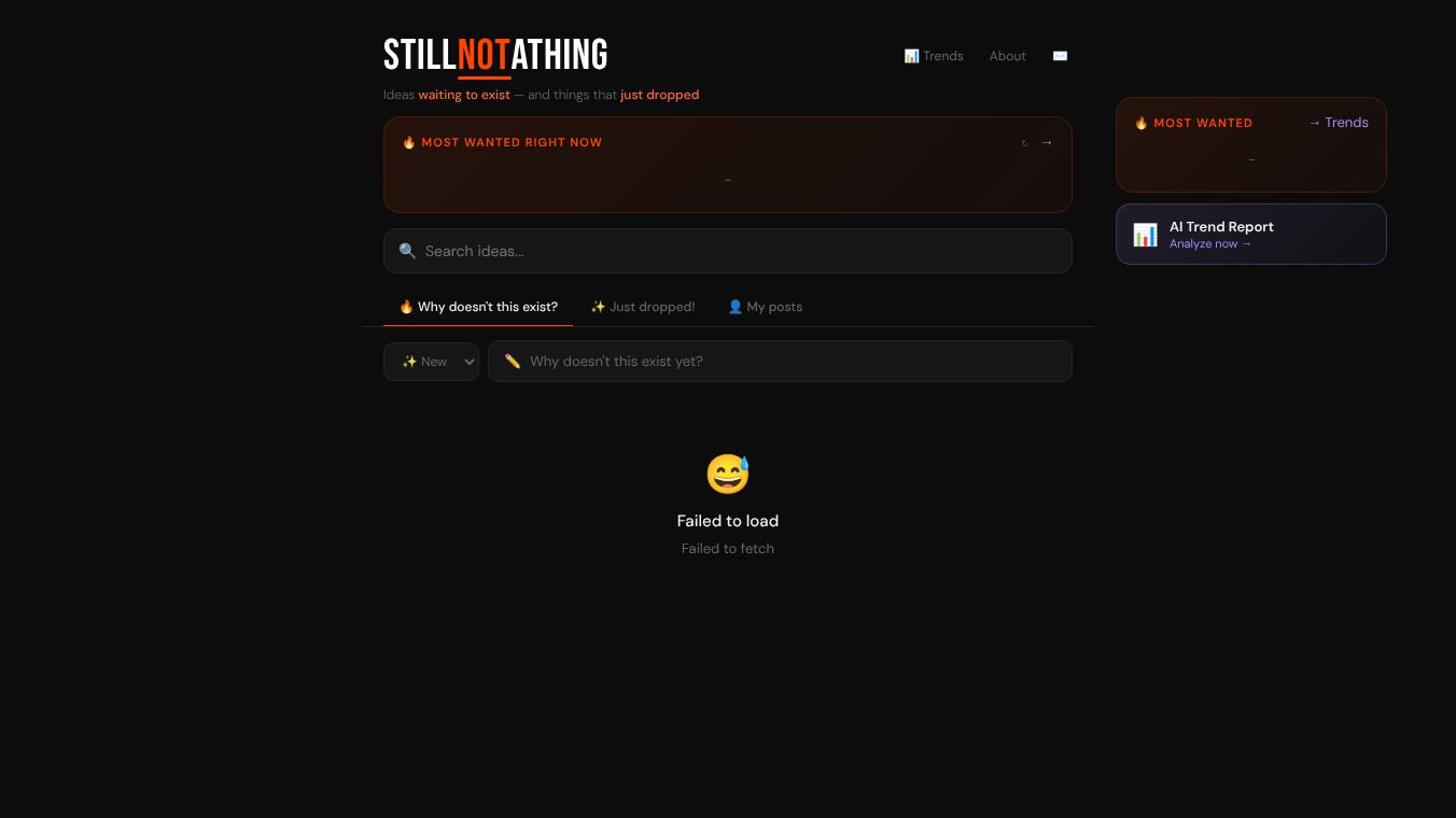 StillNotAThing