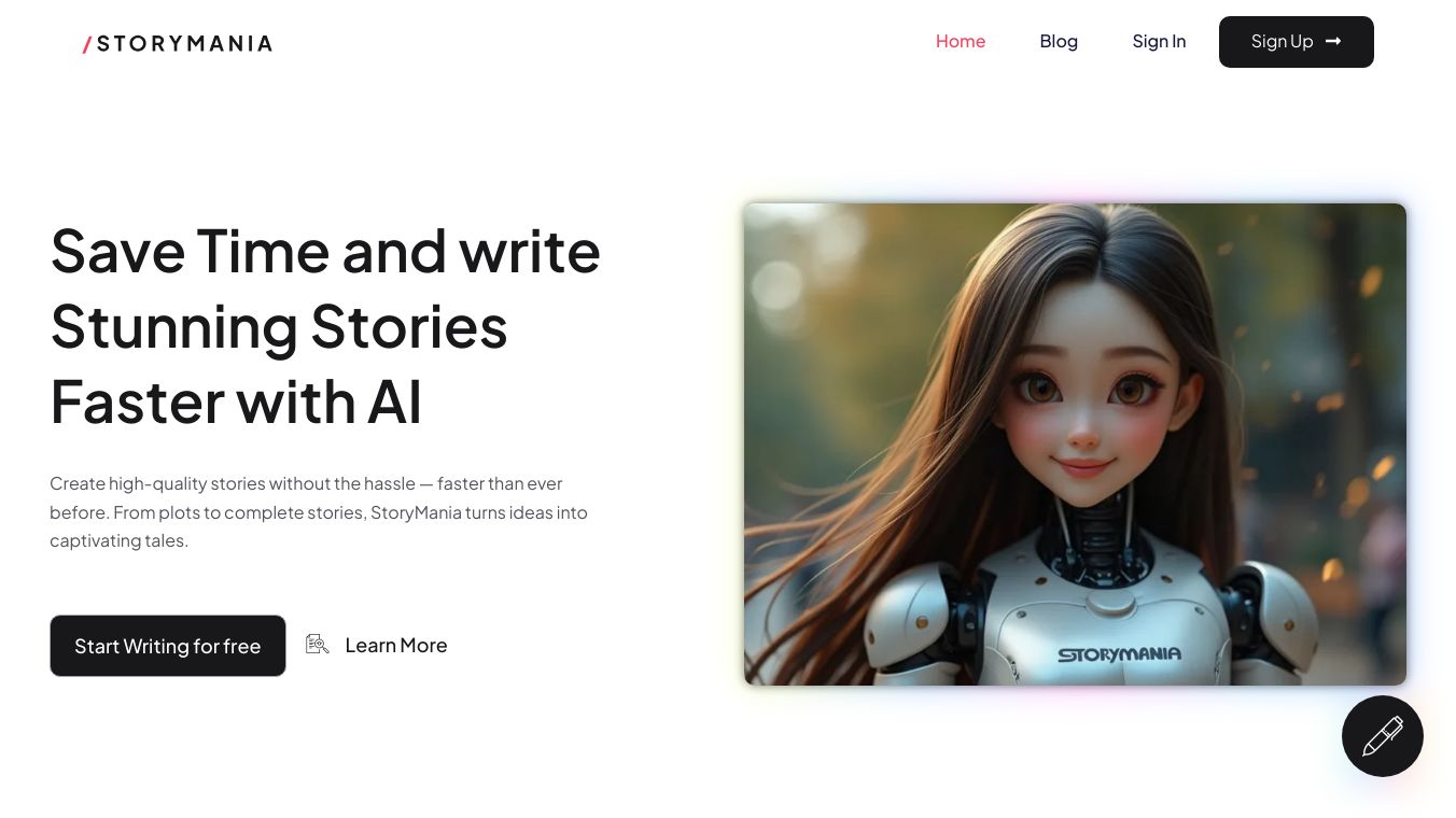 StoryMania Ai Story Generator