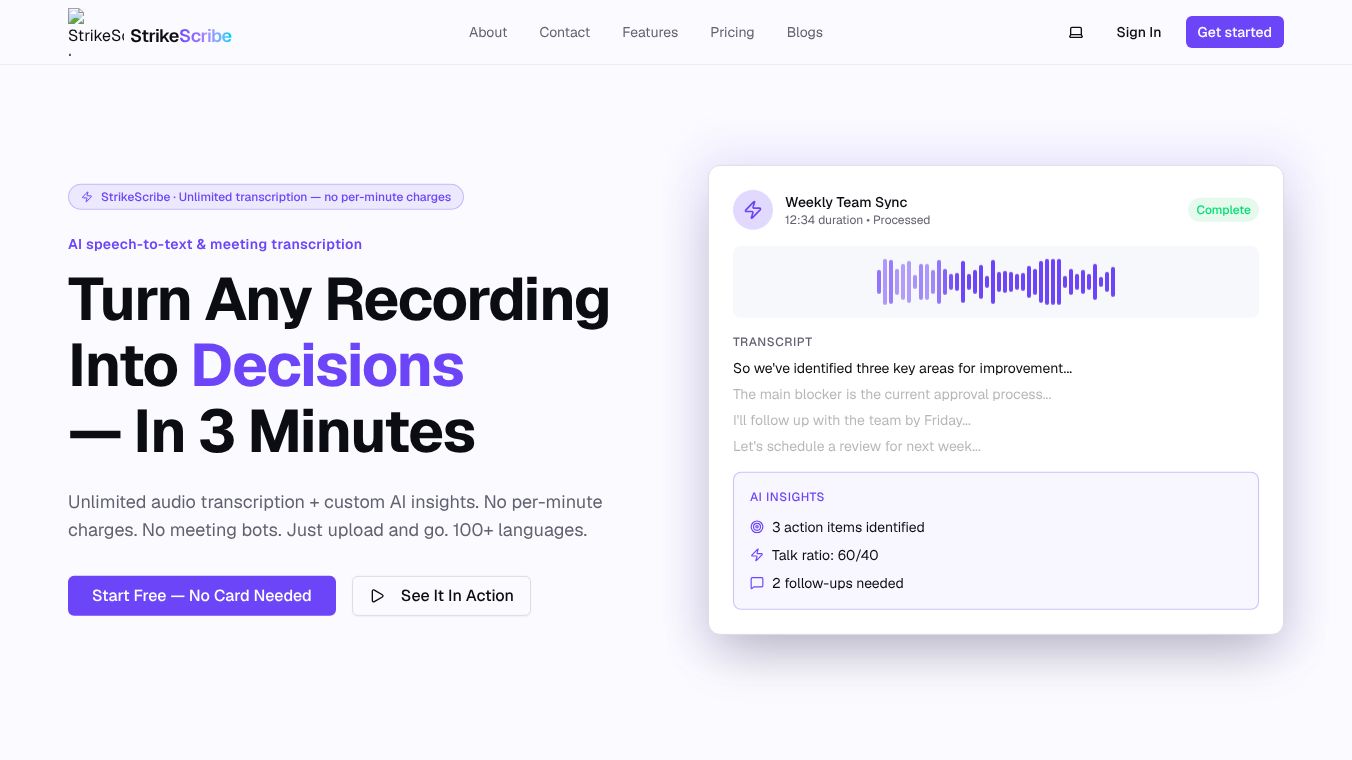 StrikeScribe AI