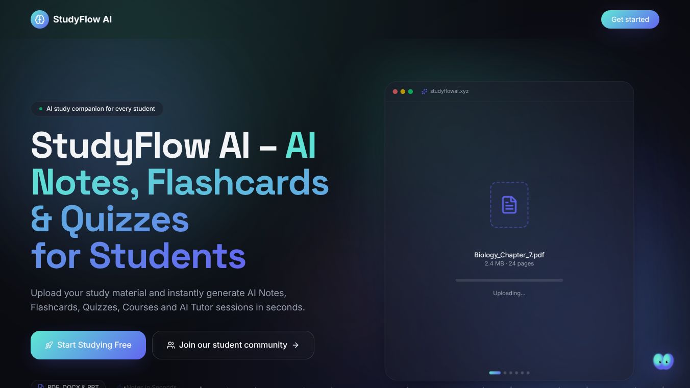Study flow AI