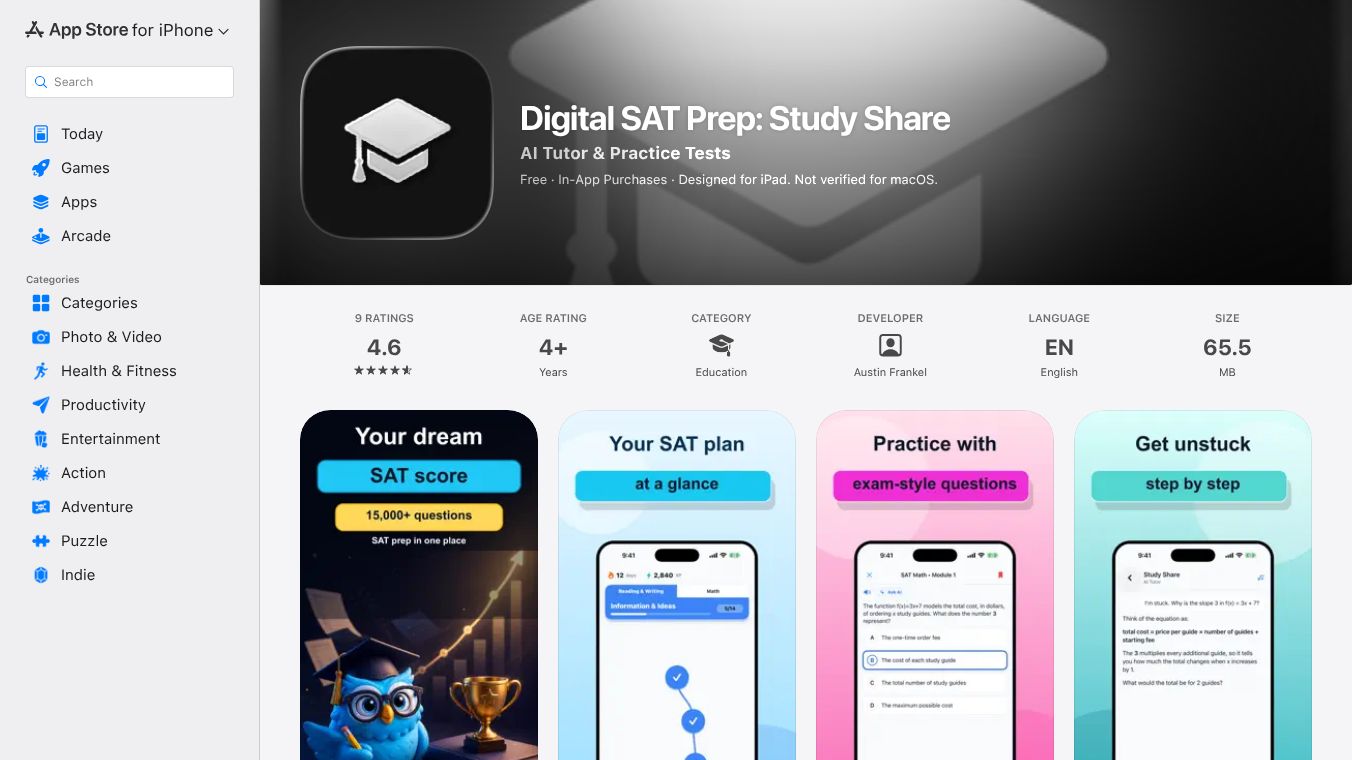 Study Share: Digital SAT Prep
