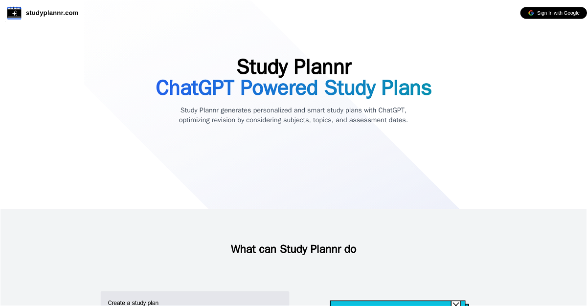 StudyPlannr