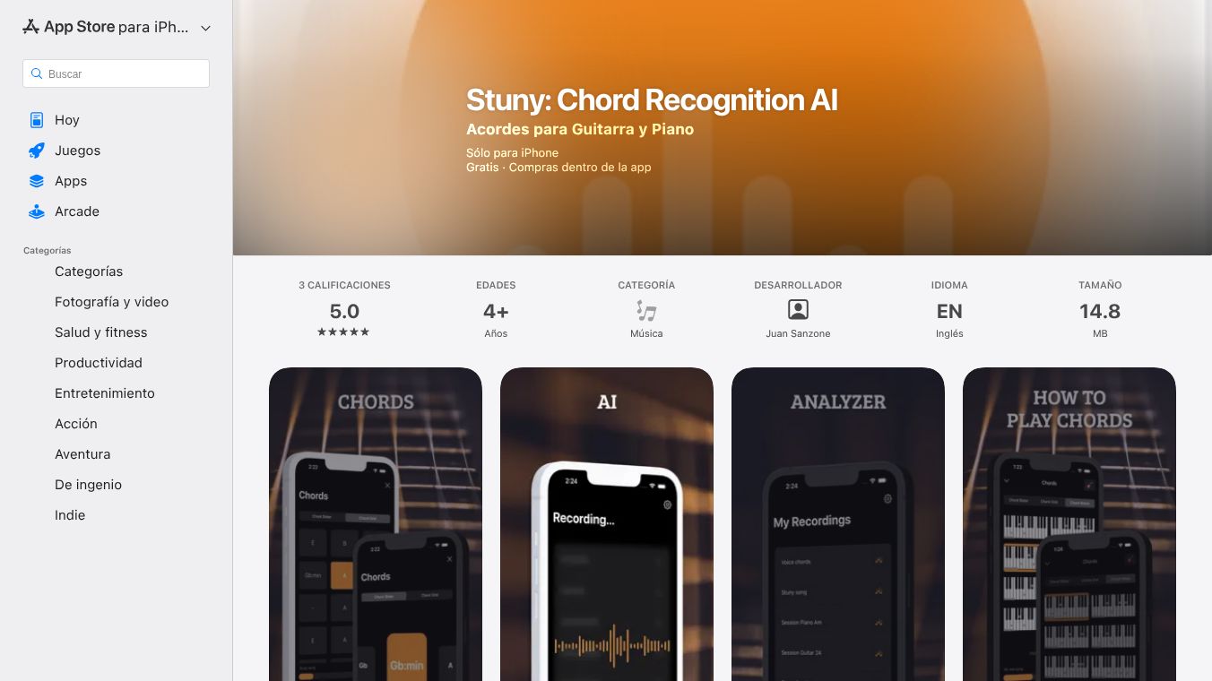 Stuny – AI Chord Detector