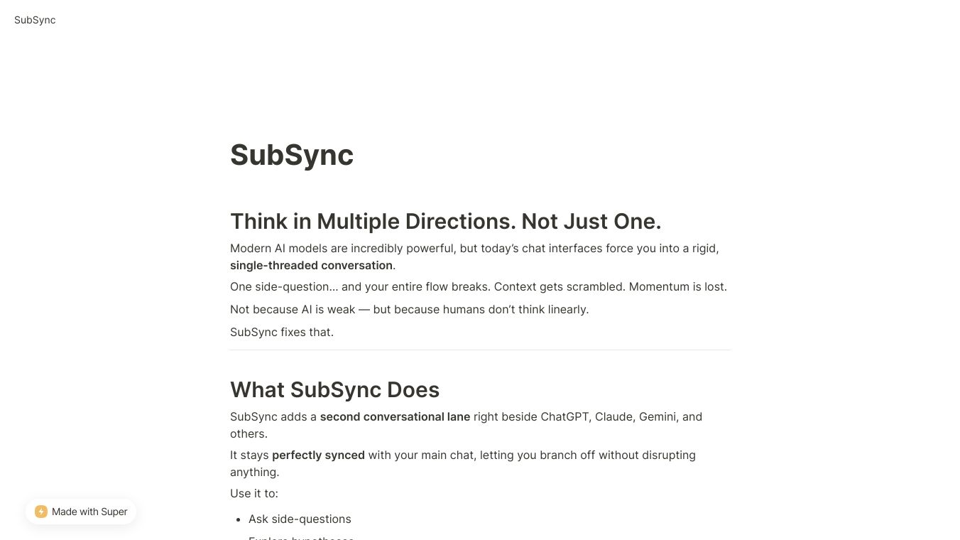 SubSync