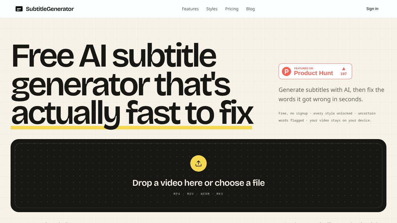 SubtitleGenerator