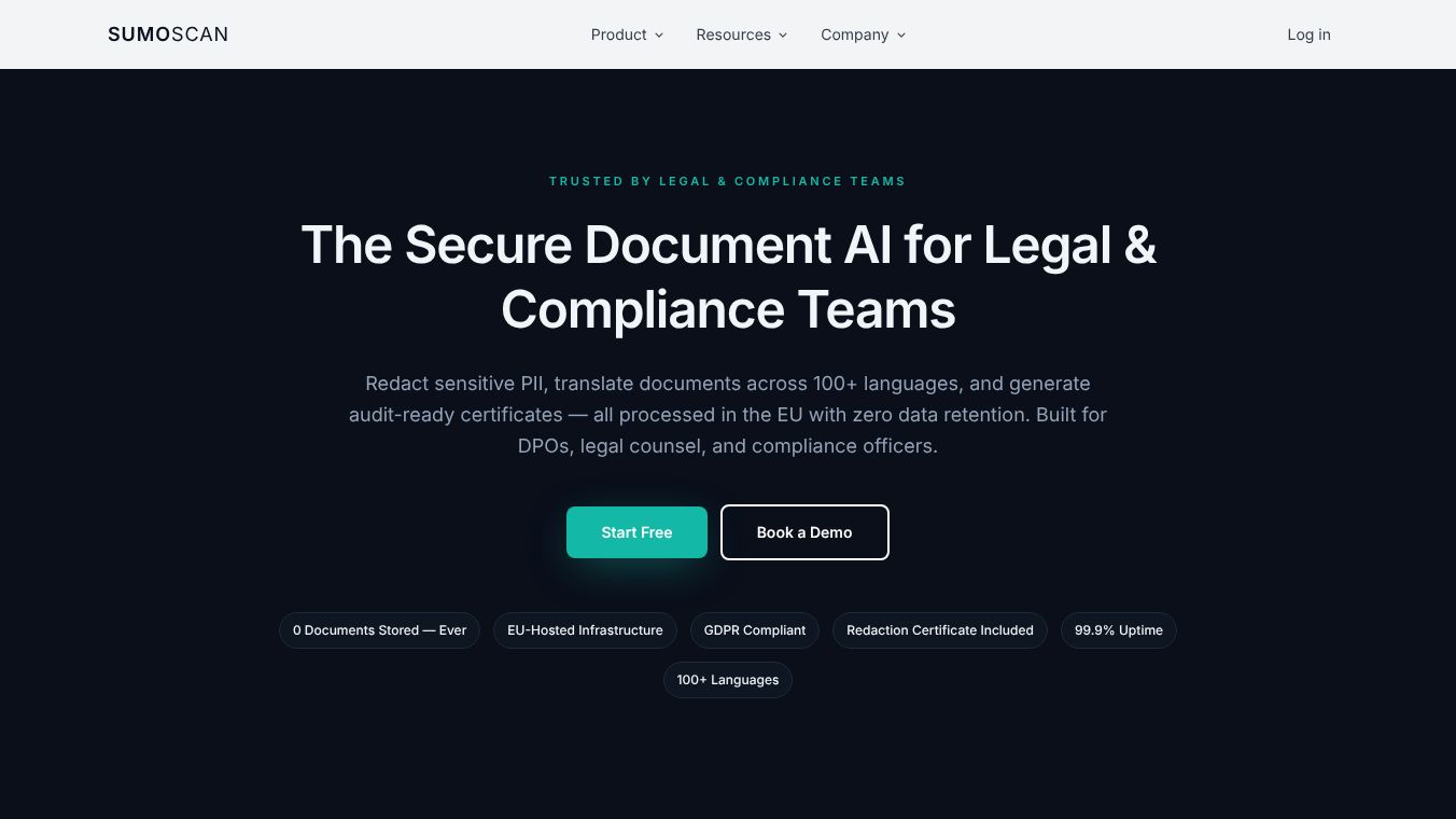SumoScan — EU Document AI