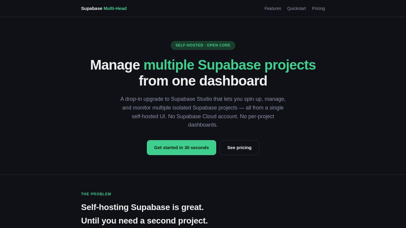 Supabase Studio Multi
