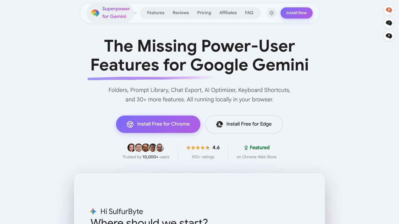 Superpower for Gemini
