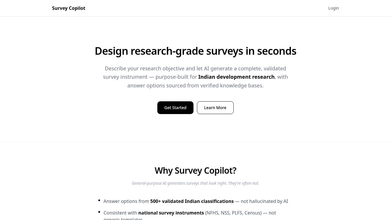 Survey Copilot