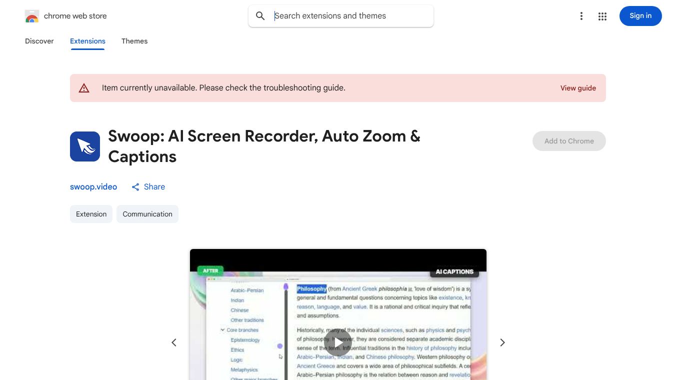 Swoop: AI Screen Recorder + Auto Zoom
