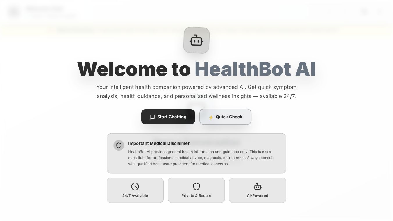 Symptom Checker Chatbot