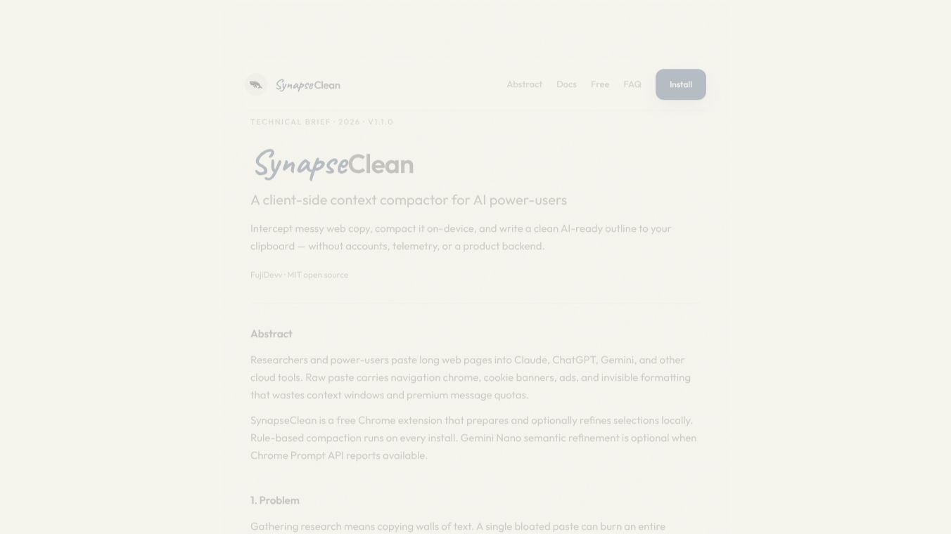 SynapseClean