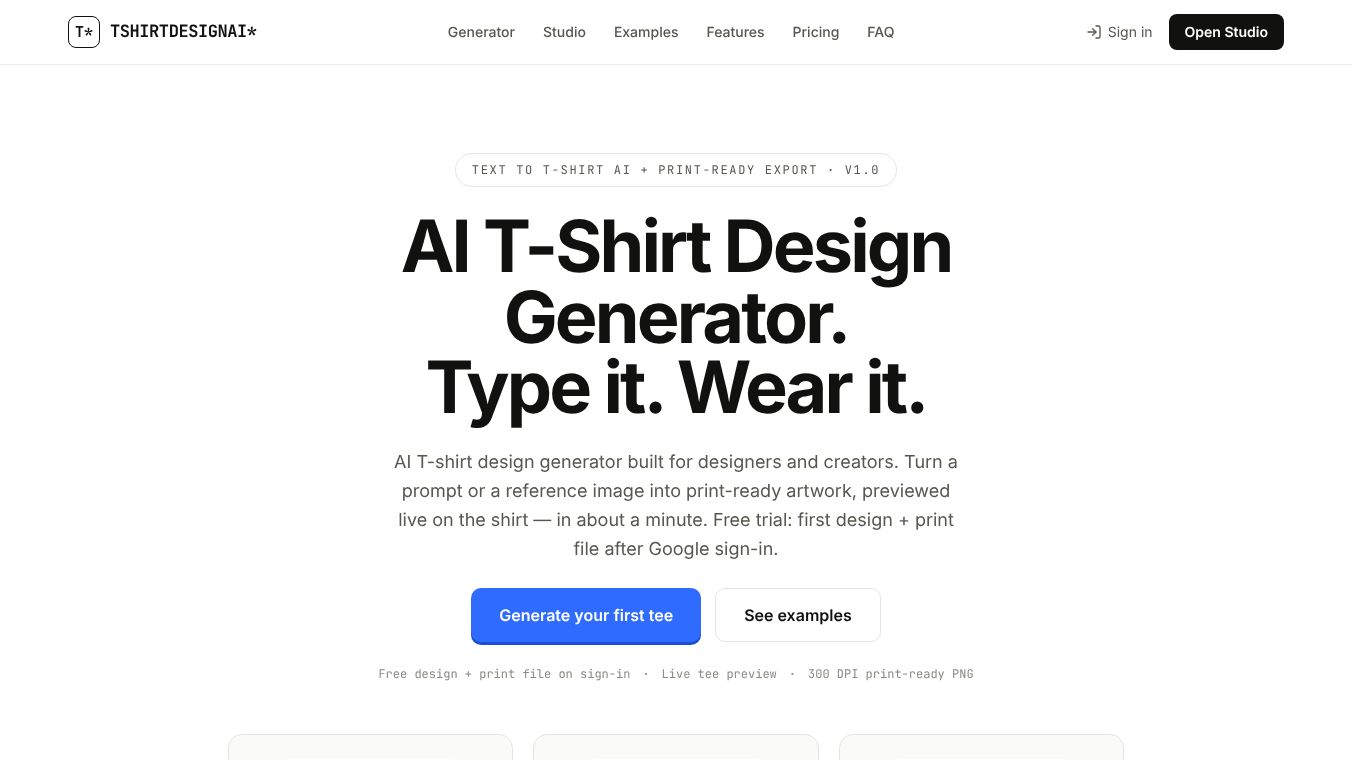 T-Shirt Design AI