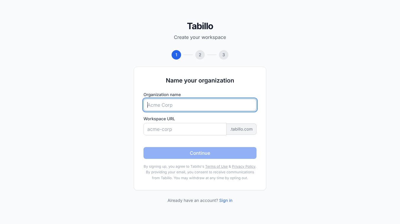 Tabillo - Roadmap Planner
