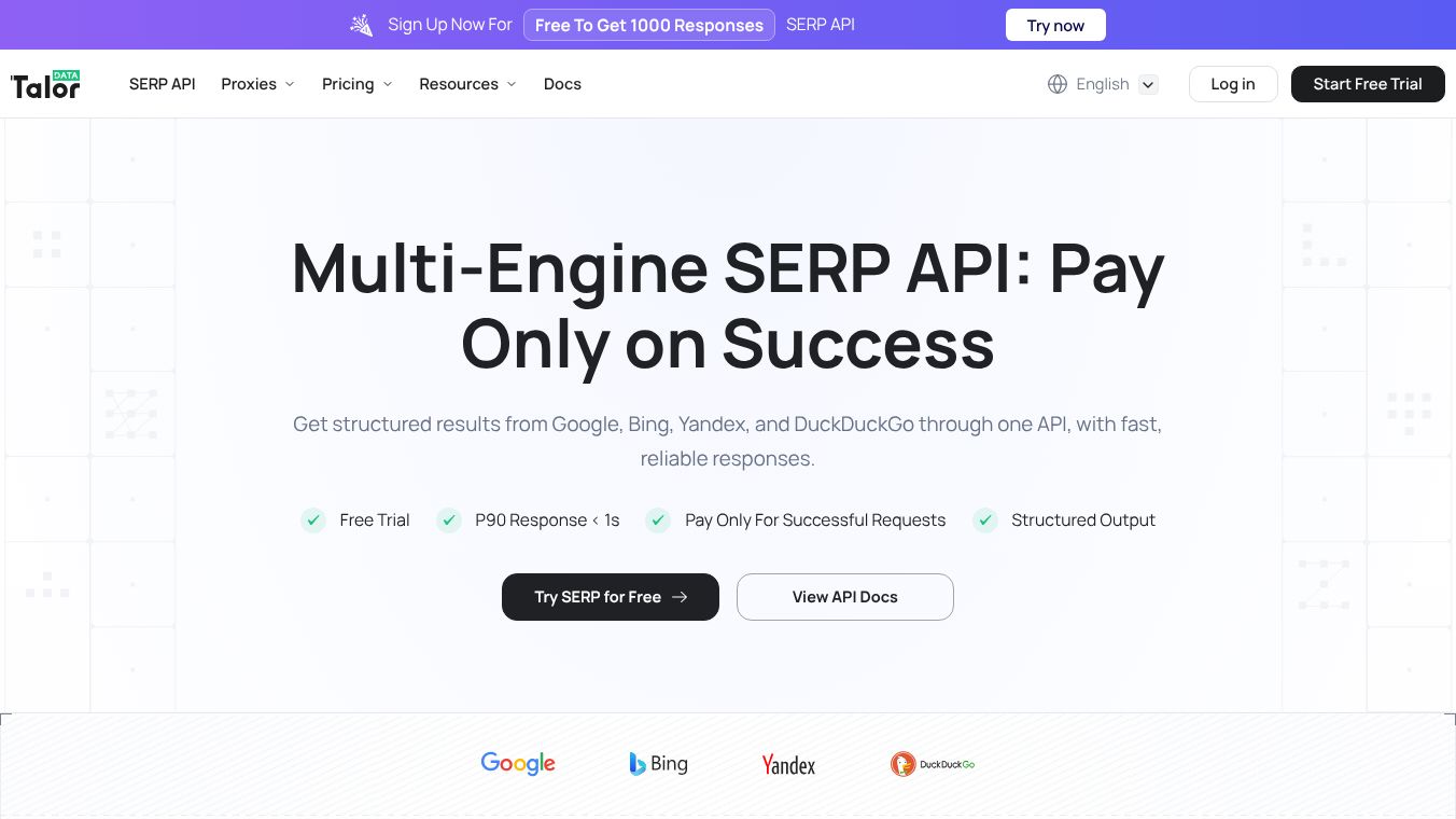 TalorData-SERP API