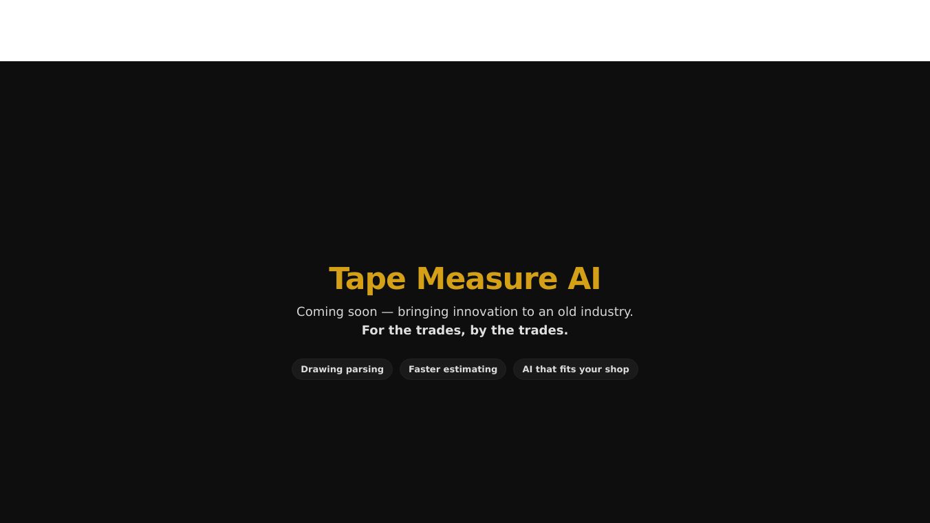 Tape Measure AI