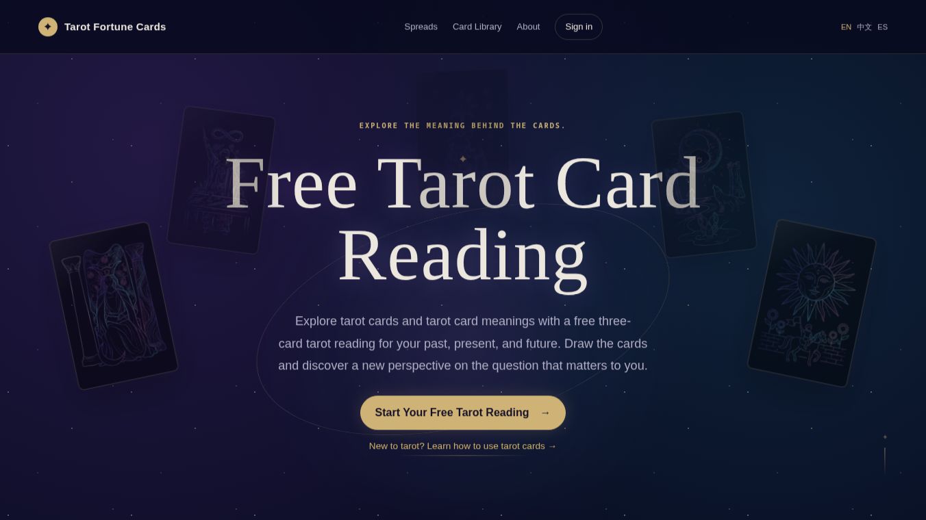Tarot Fortune Cards