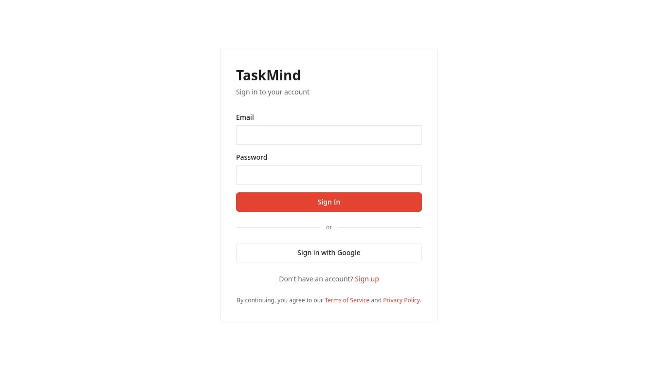 TaskMind AI