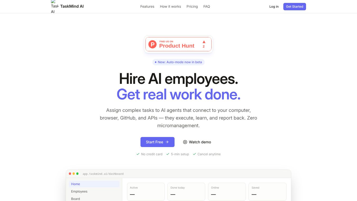 TaskMind: Your AI Productivity Employee