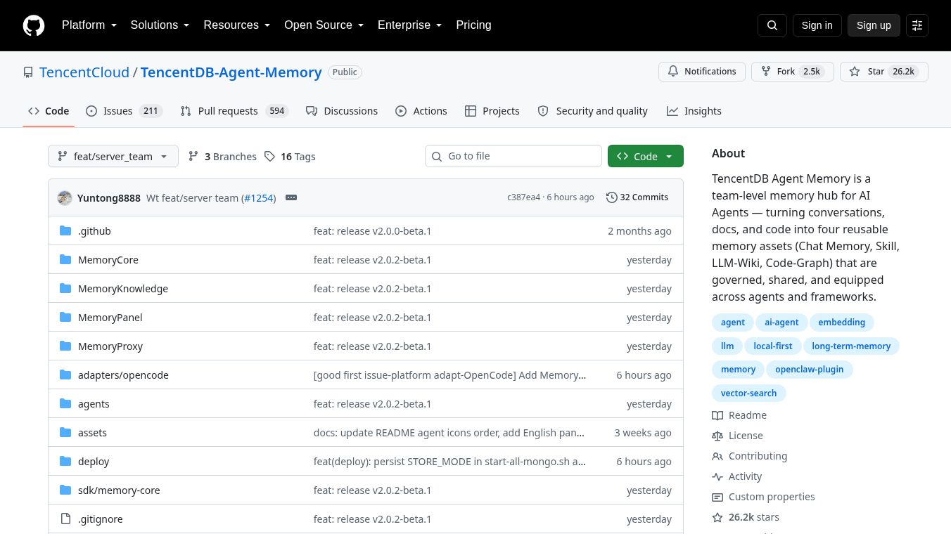 TencentDB Agent Memory