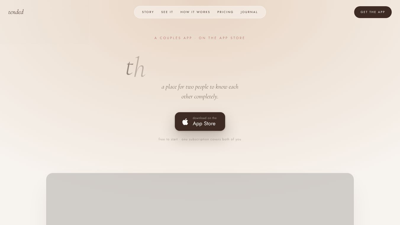 tended — they've got you.