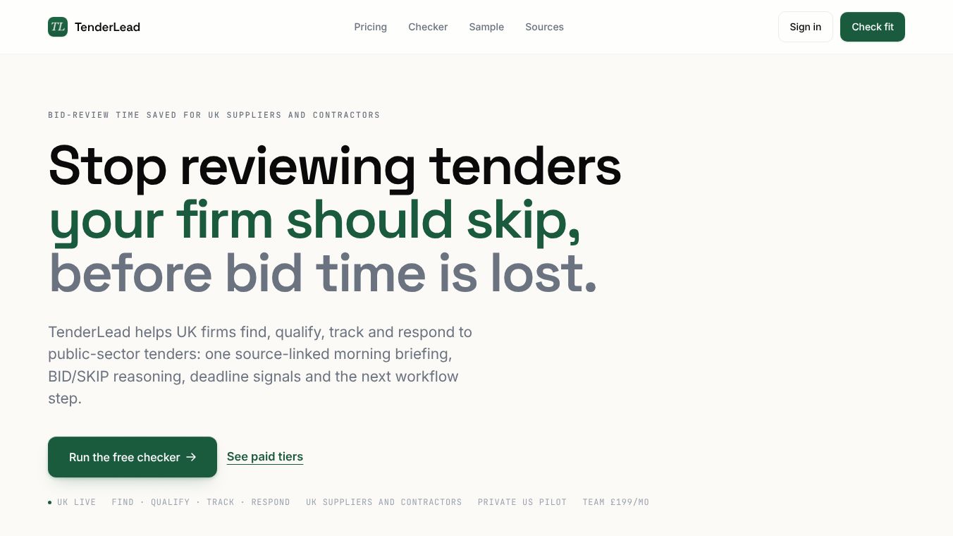 TenderLead