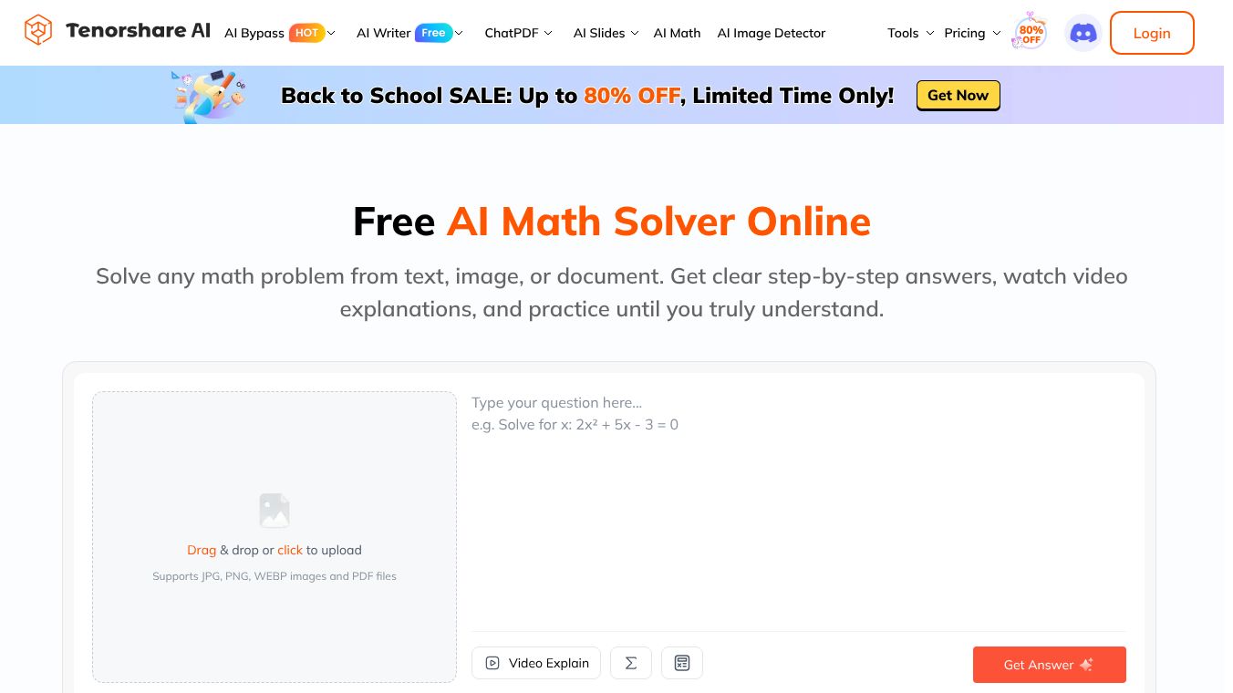 Tenorshare AI Math