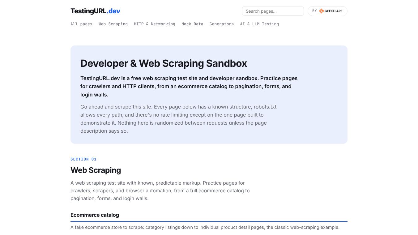 TestingURL