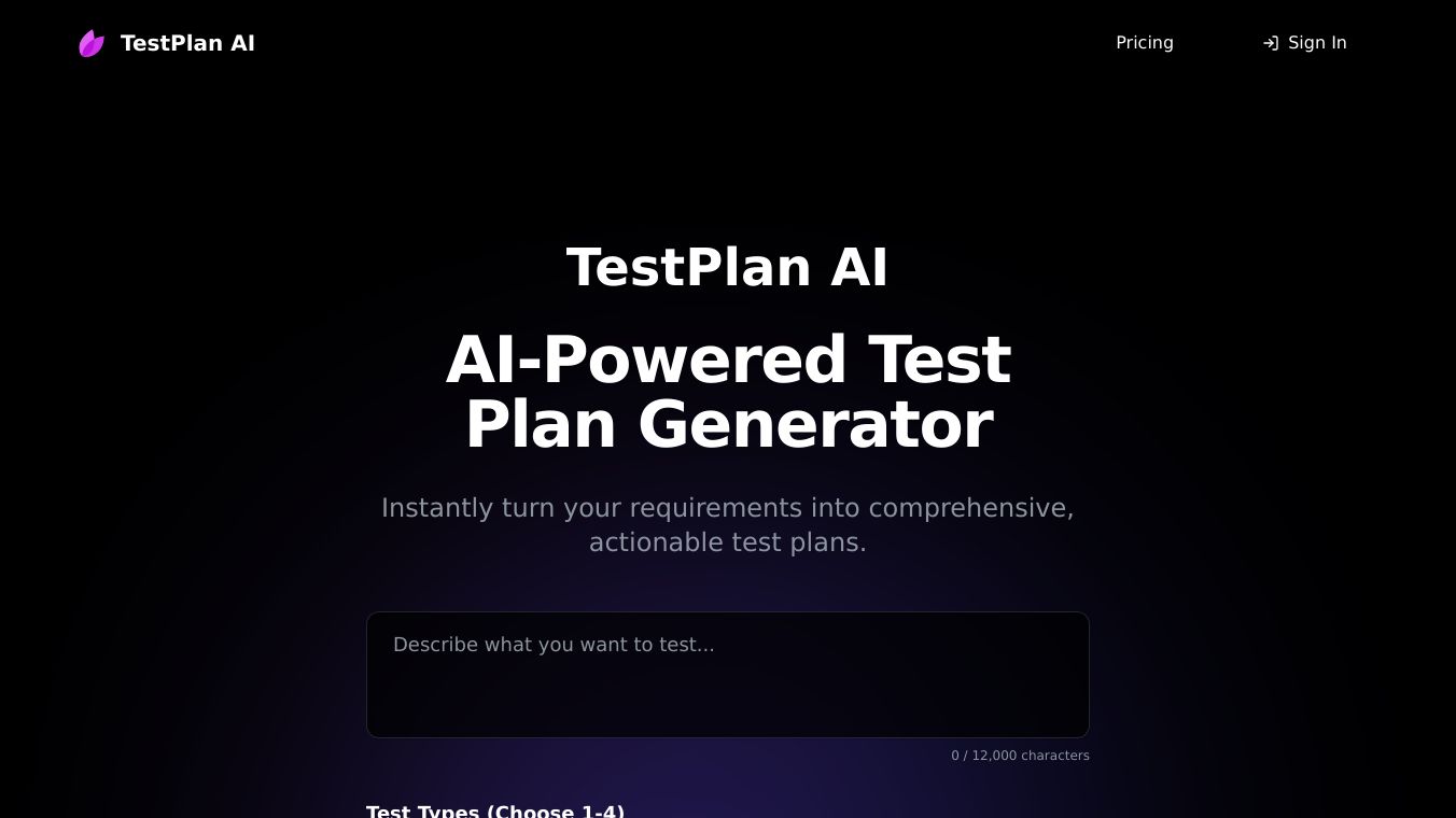TestPlan Ai