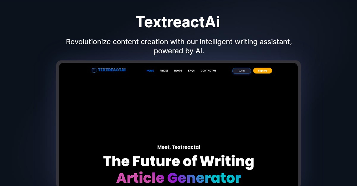 TextreactAi