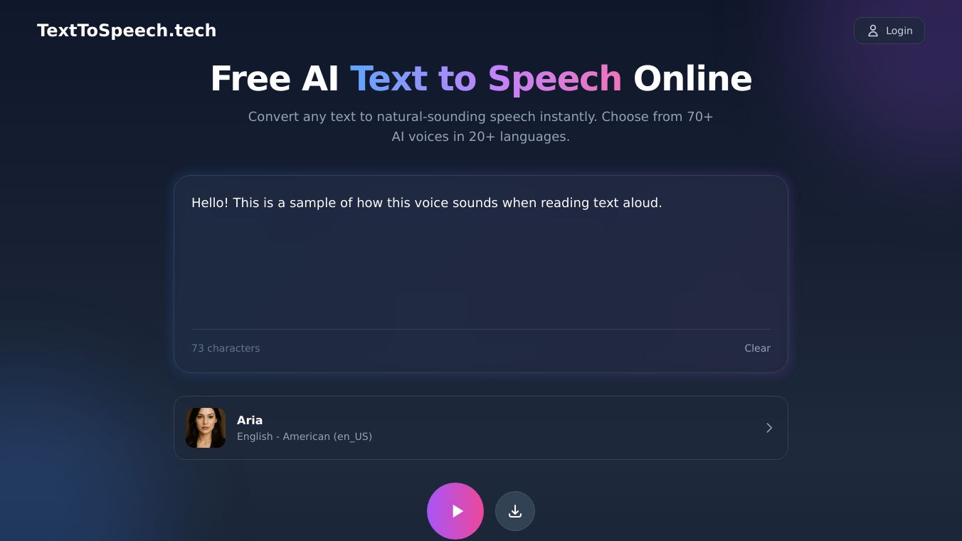TextToSpeech.tech