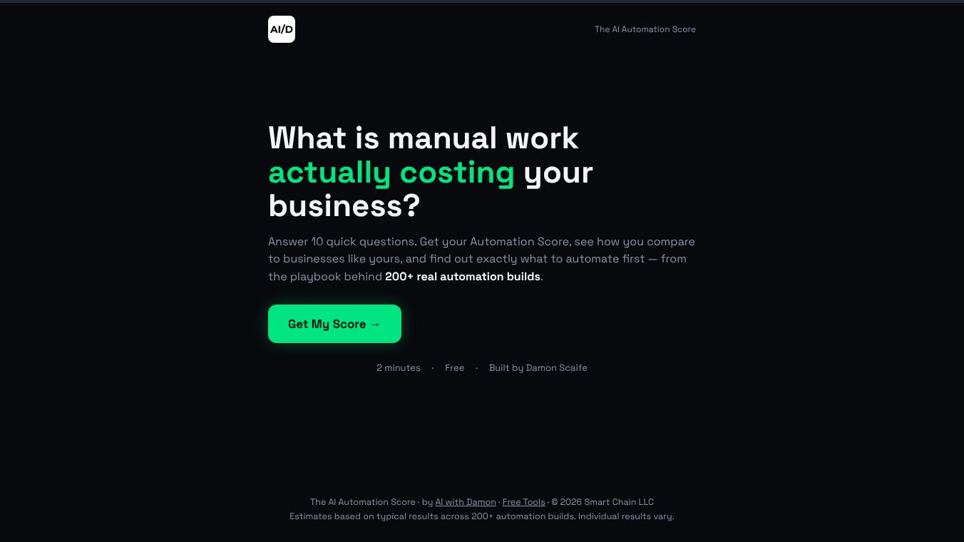 The AI Automation Score