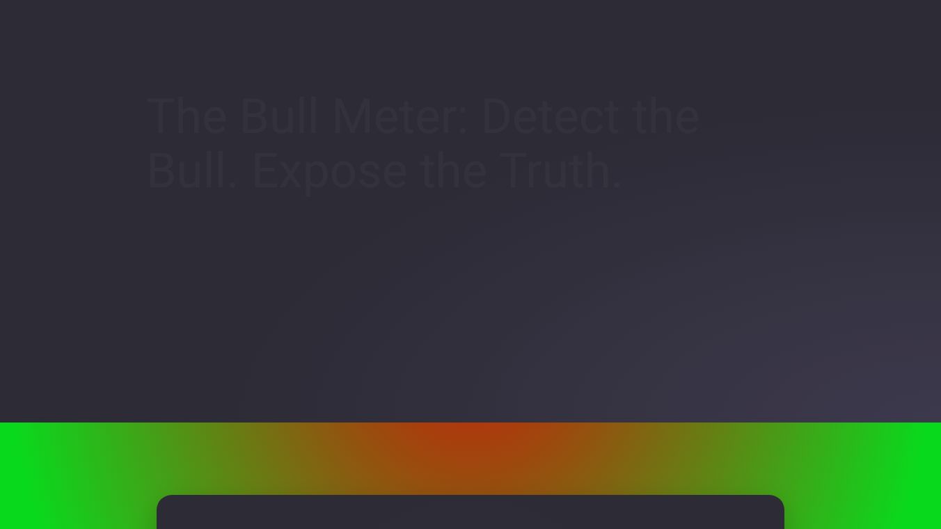 The Bull Meter