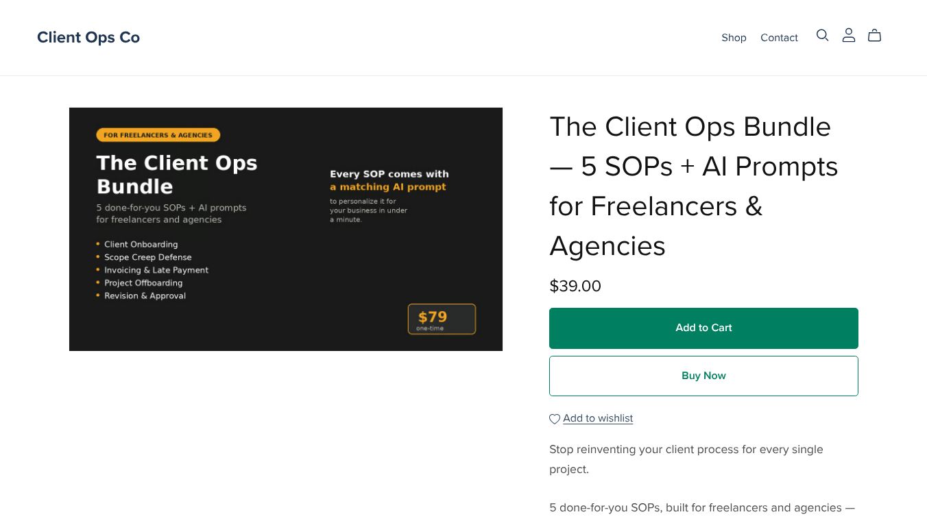 The Client Ops Bundle
