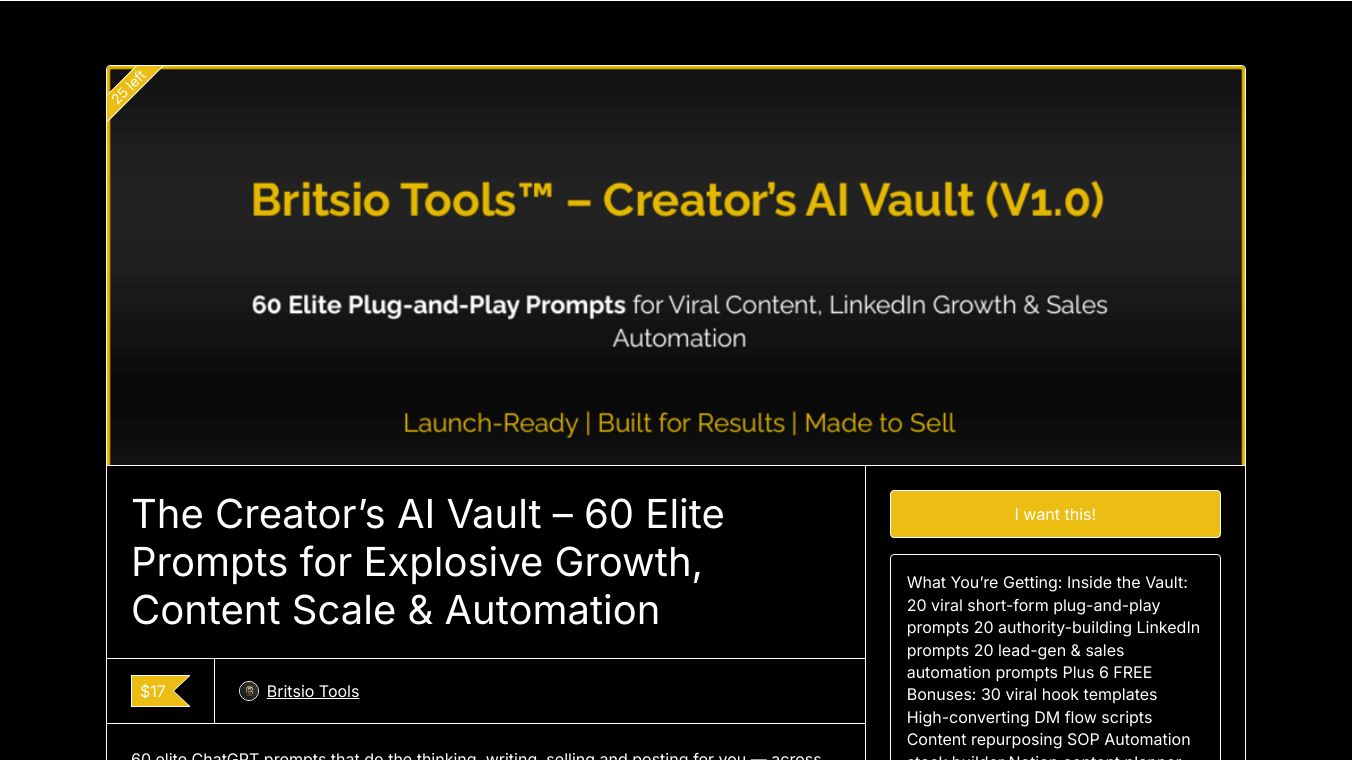 The Creator’s AI Vault.