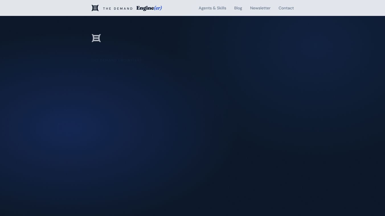 The Demand Engine(er)